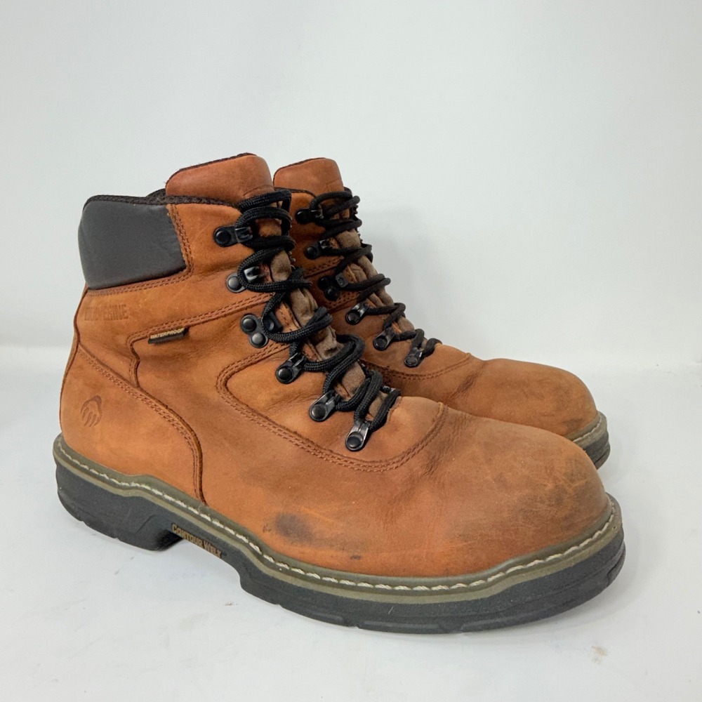 Wolverine Men W02162 Contour Welt Waterproof 400g Thinsulate Work Boots Brown 12